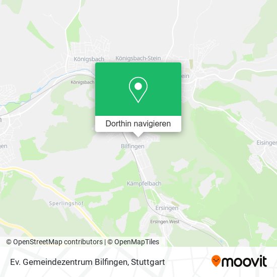 Ev. Gemeindezentrum Bilfingen Karte