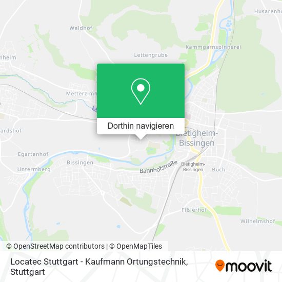 Locatec Stuttgart - Kaufmann Ortungstechnik Karte