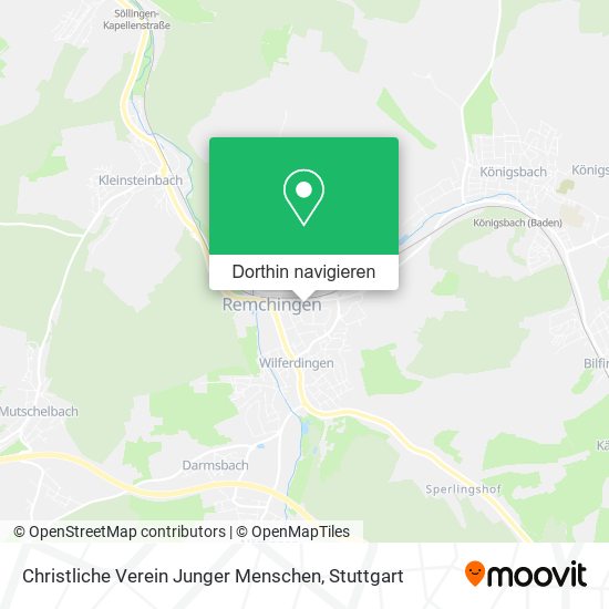 Christliche Verein Junger Menschen Karte