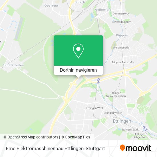 Eme Elektromaschinenbau Ettlingen Karte