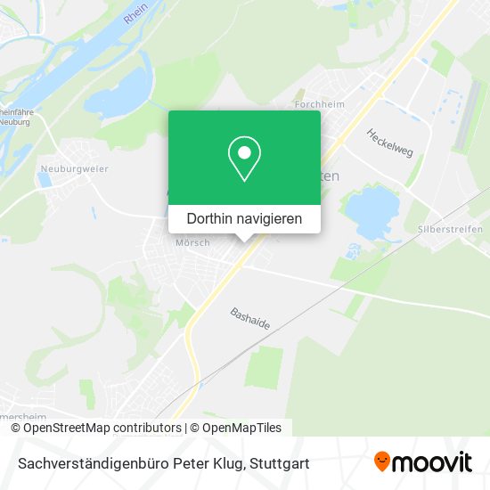 Sachverständigenbüro Peter Klug Karte