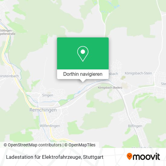 Ladestation für Elektrofahrzeuge Karte