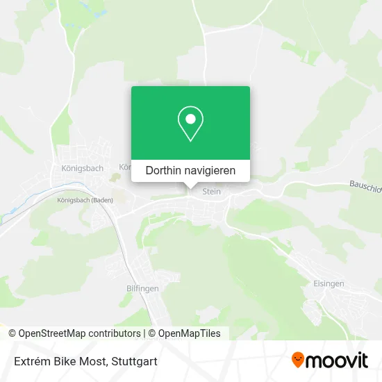 Extrém Bike Most Karte