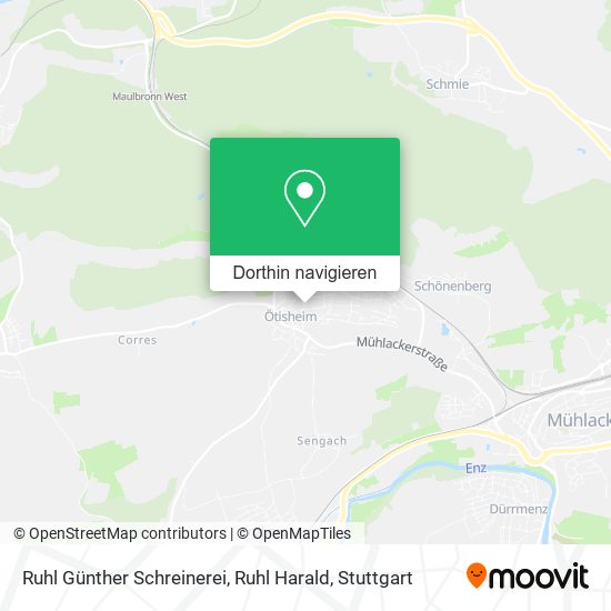Ruhl Günther Schreinerei, Ruhl Harald Karte