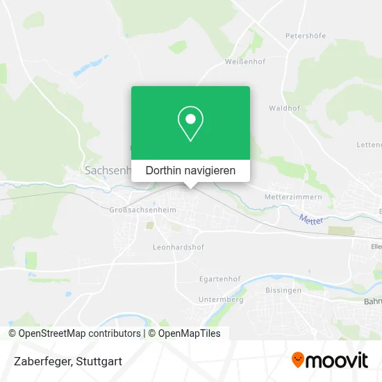 Zaberfeger Karte