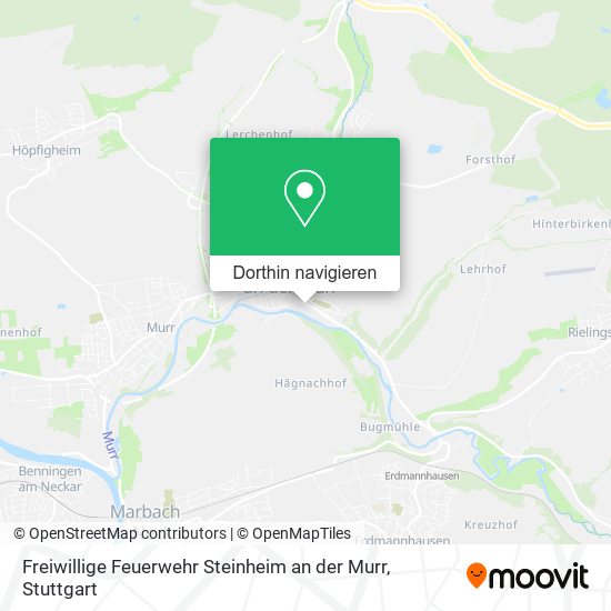 Freiwillige Feuerwehr Steinheim an der Murr Karte
