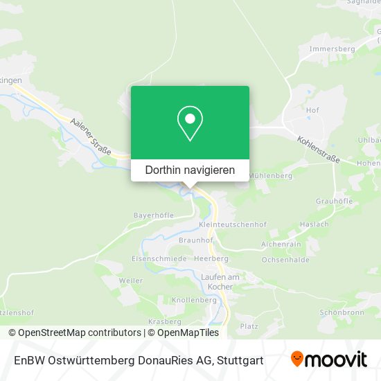EnBW Ostwürttemberg DonauRies AG Karte
