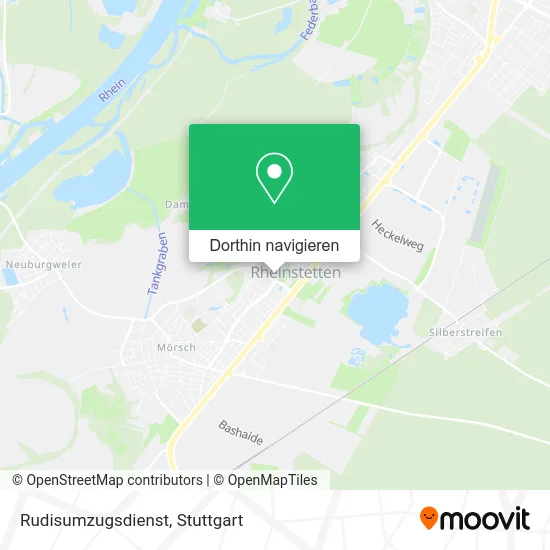 Rudisumzugsdienst Karte