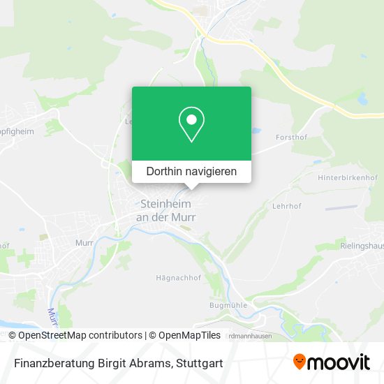Finanzberatung Birgit Abrams Karte