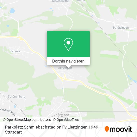 Parkplatz Schmiebachstadion Fv Lienzingen 1949 Karte