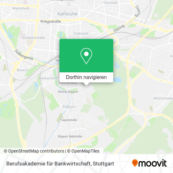 Berufsakademie für Bankwirtschaft Karte