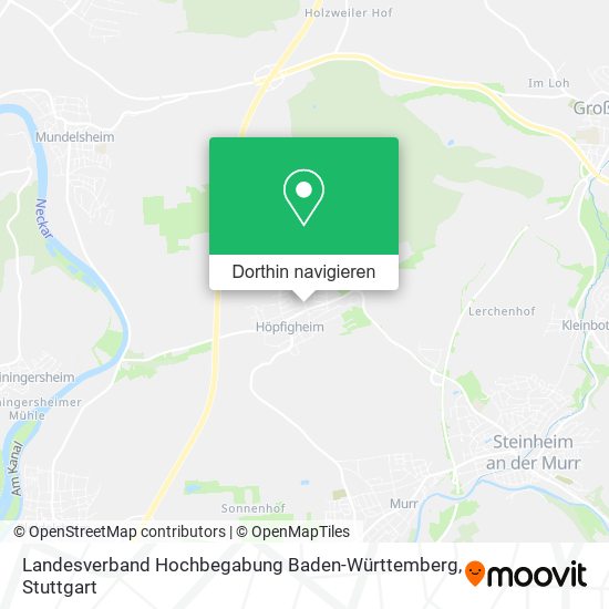 Landesverband Hochbegabung Baden-Württemberg Karte
