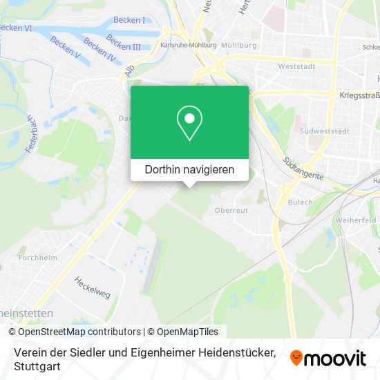 Verein der Siedler und Eigenheimer Heidenstücker Karte