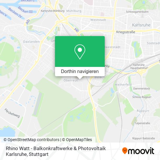 Rhino Watt - Balkonkraftwerke & Photovoltaik Karlsruhe Karte