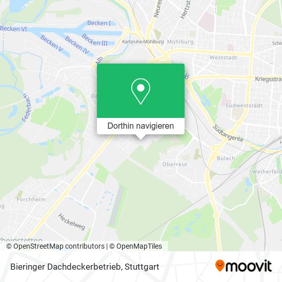 Bieringer Dachdeckerbetrieb Karte