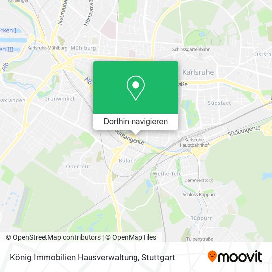 König Immobilien Hausverwaltung Karte