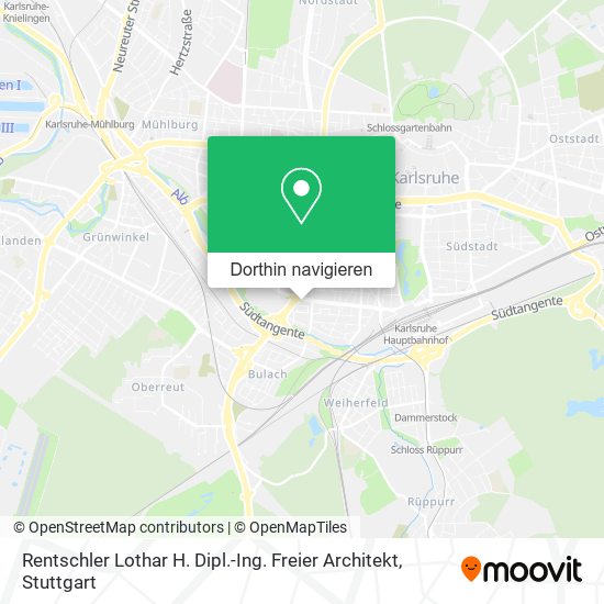 Rentschler Lothar H. Dipl.-Ing. Freier Architekt Karte
