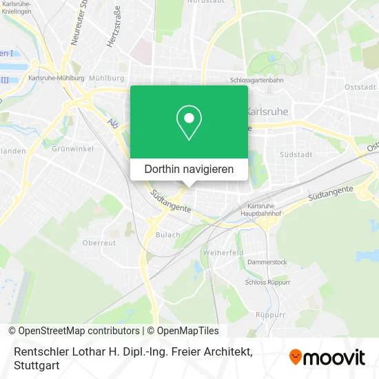 Rentschler Lothar H. Dipl.-Ing. Freier Architekt Karte