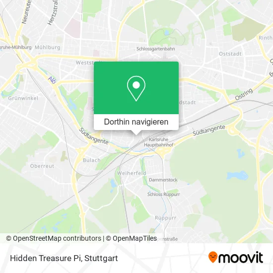 Hidden Treasure Pi Karte