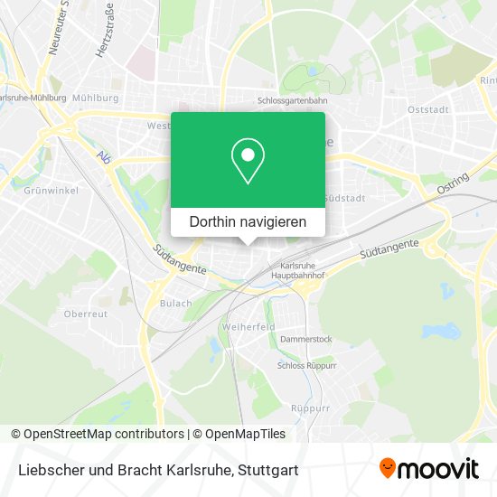 Liebscher und Bracht Karlsruhe Karte