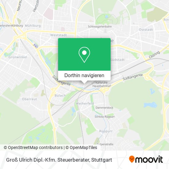 Groß Ulrich Dipl.-Kfm. Steuerberater Karte