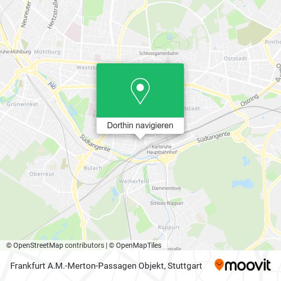 Frankfurt A.M.-Merton-Passagen Objekt Karte
