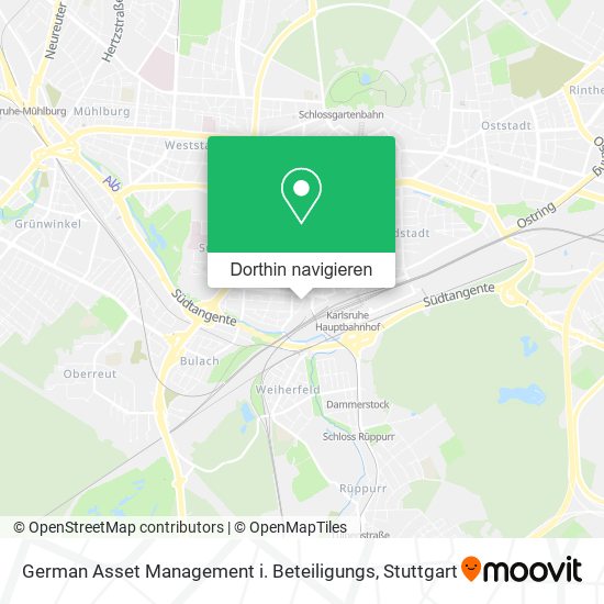 German Asset Management i. Beteiligungs Karte