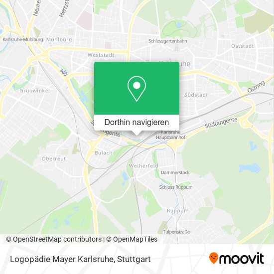 Logopädie Mayer Karlsruhe Karte