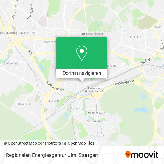 Regionalen Energieagentur Ulm Karte