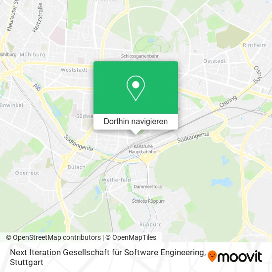 Next Iteration Gesellschaft für Software Engineering Karte