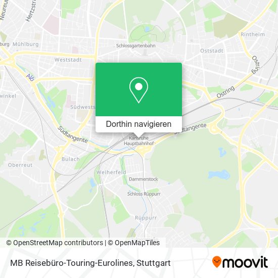 MB Reisebüro-Touring-Eurolines Karte