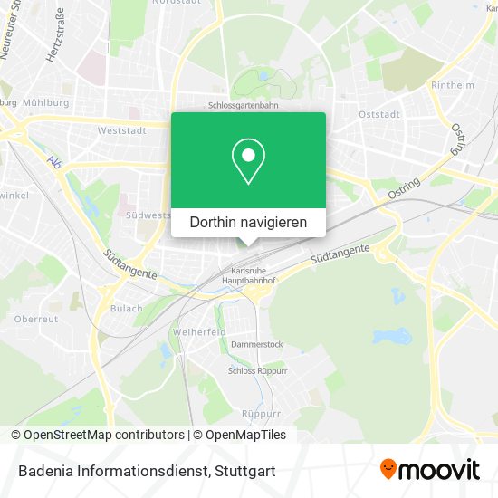 Badenia Informationsdienst Karte