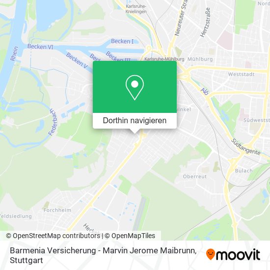 Barmenia Versicherung - Marvin Jerome Maibrunn Karte