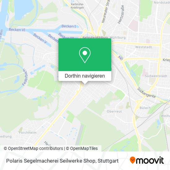 Polaris Segelmacherei Seilwerke Shop Karte