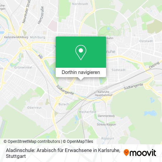 Aladinschule: Arabisch für Erwachsene in Karlsruhe Karte