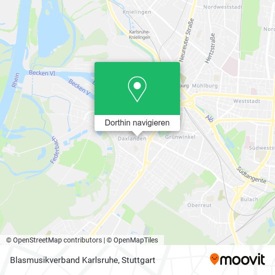 Blasmusikverband Karlsruhe Karte