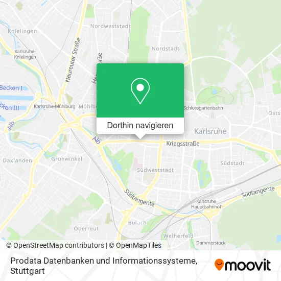 Prodata Datenbanken und Informationssysteme Karte