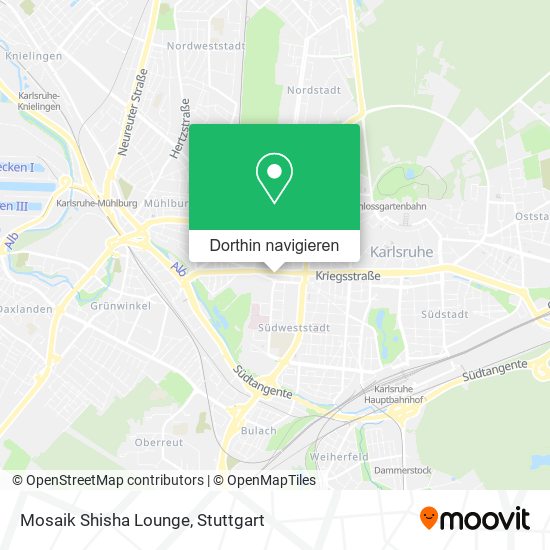 Mosaik Shisha Lounge Karte