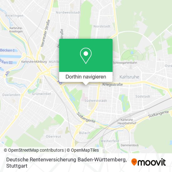 Deutsche Rentenversicherung Baden-Württemberg Karte