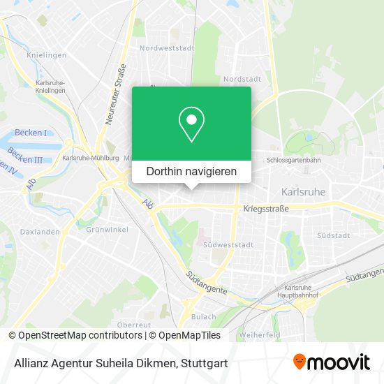 Allianz Agentur Suheila Dikmen Karte