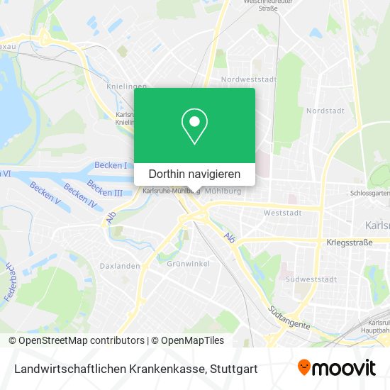 Landwirtschaftlichen Krankenkasse Karte
