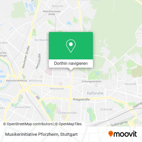 Musikerinitiative Pforzheim Karte
