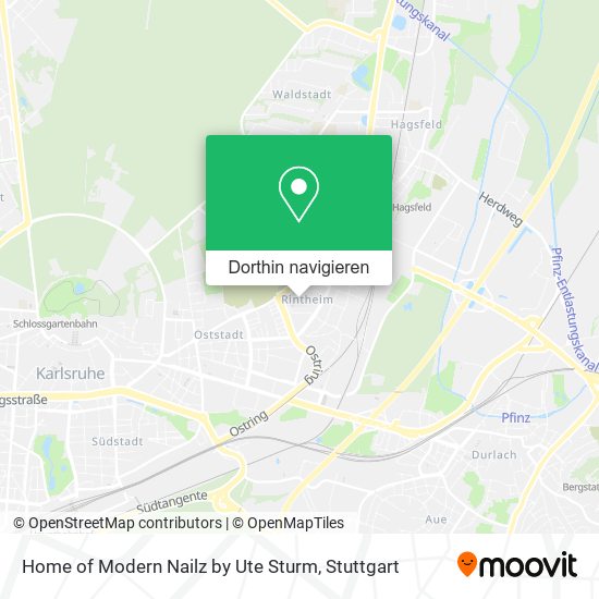 Home of Modern Nailz by Ute Sturm Karte
