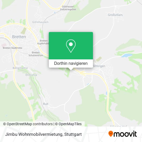 Jimbu Wohnmobilvermietung Karte