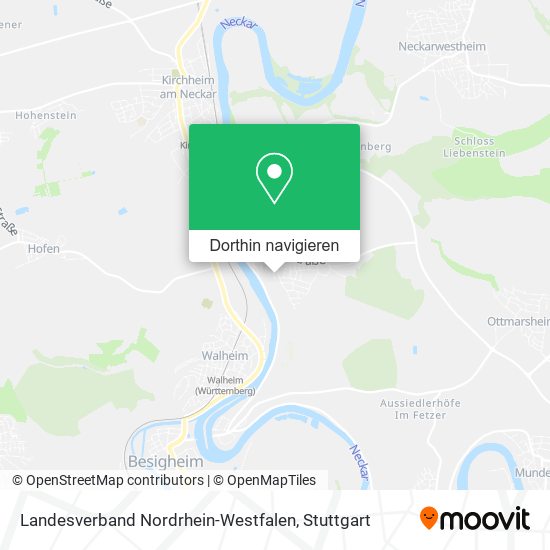 Landesverband Nordrhein-Westfalen Karte