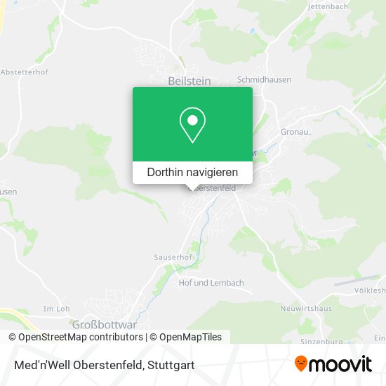 Med'n'Well Oberstenfeld Karte