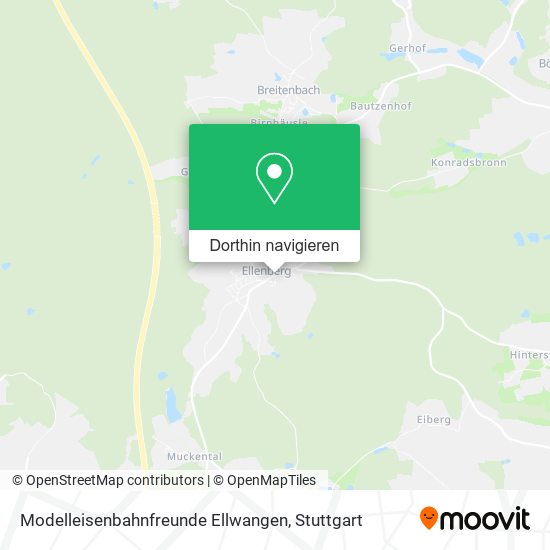 Modelleisenbahnfreunde Ellwangen Karte