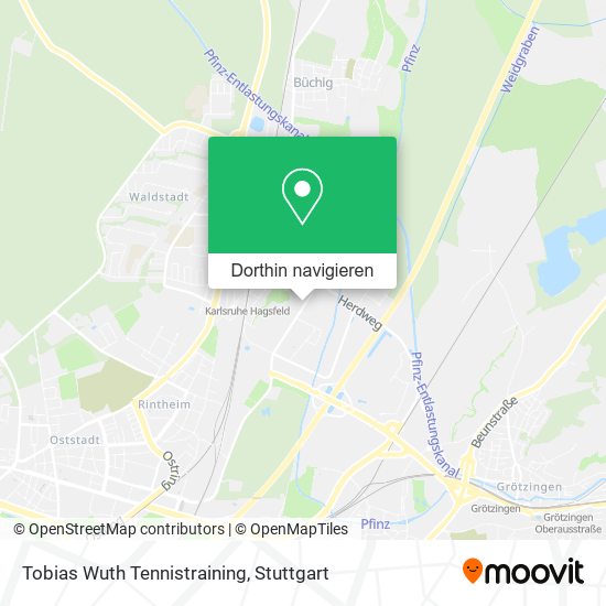 Tobias Wuth Tennistraining Karte