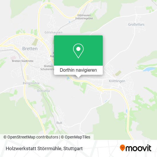 Holzwerkstatt Störrmühle Karte
