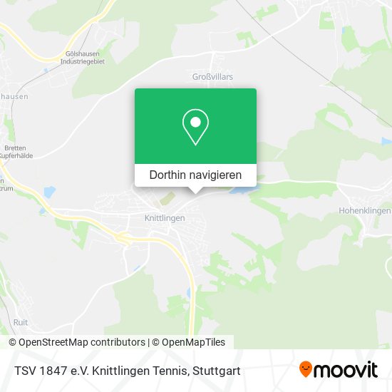 TSV 1847 e.V. Knittlingen Tennis Karte
